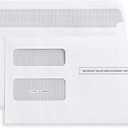 100 Tax 1099 Envelopes Self-Seal For 1099 MISC, 1099-R & DIV - INT, 1095, 1098, Double-Window Security tinded, For Quickbooks or Tax Software - 5 5/8 Inch x 9 Inch, 100 Envelopes