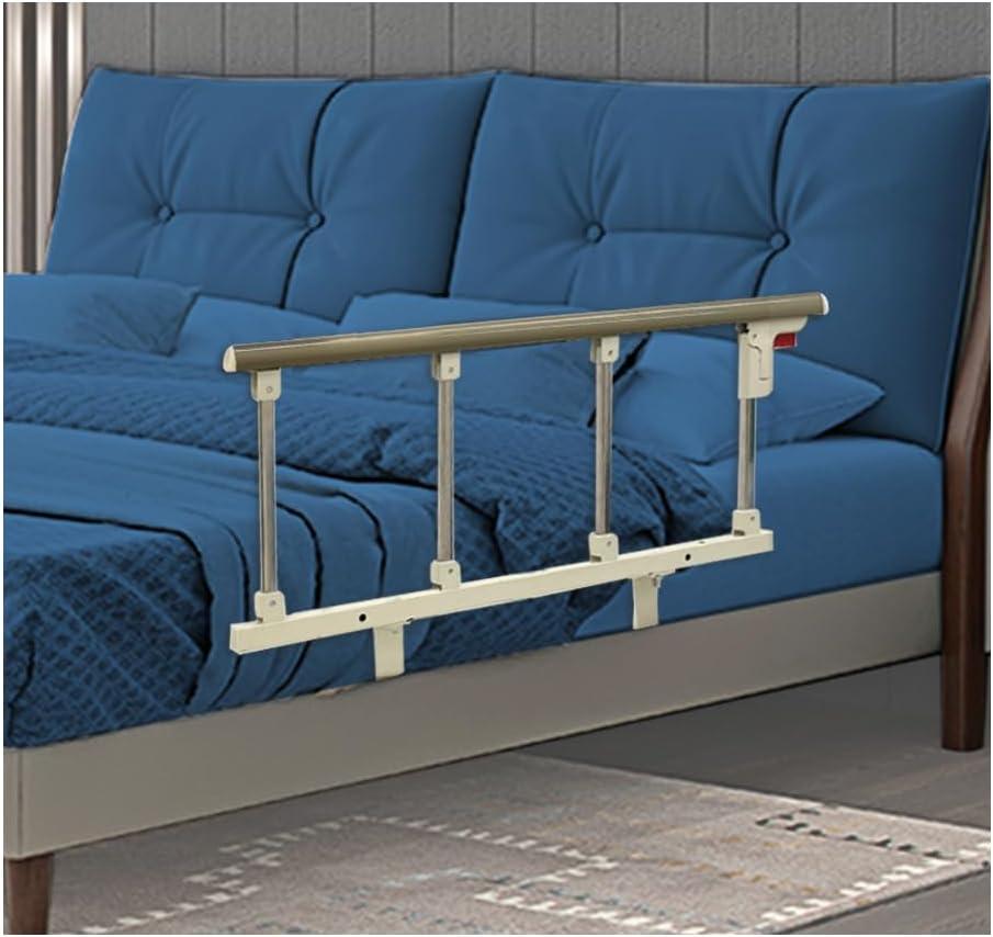 Bed Rails for Elderly Adults Safety Seniors Bed Cane Assist Bar Railings Handle Bedside Rail Adjustable Hospital Assistive Devices Guard Fall Prevention Handicap Grab Bar Support Rail - 37"x14"