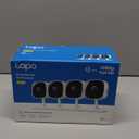 Tapo 1080P Indoor Wired Security Camera - Works as a Baby & Pet Monitor, Motion Detection, 2-Way Audio, Siren, Night Vision, Subscription-Free Local or Optional Cloud, Works with Alexa, C100(4-Pack)