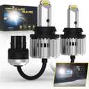 7443 LED Bulbs for Back Up Reverse Lights, CANBUS Error Free, 4000Lumens, CSP 6-SMD Upgraded 6500K High Brightness 7440 7441 7444 Bulbs Pack of 2