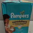 Pampers Swaddlers Diapers, Size 0 (up to 10 lbs), 140 Count, Absorbent, Keeps Baby Dry and Comfortable, Skin Safe Disposable Baby Diaper 
