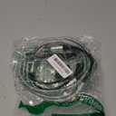 Elecan 14 AWG Speaker Cable Wire 6 Feet with Gold-Plated Banana Tip Plugs-CL2 Rated-in Wall-Heavy Duty Nylon Braided, Oxygen-Free Copper (OFC)-White-with 5 Cable Ties