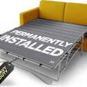 Meliusly Sleeper Sofa Support Board Queen Size (54x64) Permanently Installed Wood Sofa Bed Board for Pull Out Couch, Folds with Frame, Under Mattress Bar Shield, Sofa Bed Support, Folding Bed Board