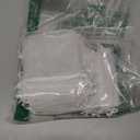 ANZNKU 50PCS White Organza Bags 3x4, Small Gift Bags Bulk for Sachet Jewelry Candy Treat, Mini Mesh Bag Drawstring for Wedding Bridal & Baby Shower, Party Favor Bag for Valentines Mothers Day Birthday (1 Count (Pack of 50))