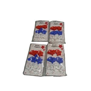 4 x Straw Toppers