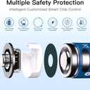 Hixon 1.5V USB Rechargeable Lithium Batteries AA Size,2550mWh Double AA Rechargeable Battery,Charges 1.5 Hours, Over 1500 Cycles, 4-in-1 USB-A to USB-C Charging Cable, LED Charge Indicator4-Pack