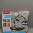 Fisher-Price Baby Playmat Kick & Play Piano Gym with Musical and Sensory Toys for Newborn to Toddler, Navy Fawn
