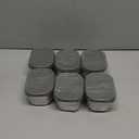 6 pcs Stainless Steel Snack Containers,8oz Reusable Snack Containers with Lids,Metal Food Containers,Fruit Containers for Lunch Box, Easy Open Food Containers With Silicone Lids Box