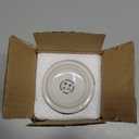 ONTUBE Ceramic Sugar Bowl with Lid and Spoon, Porcelain Seasoning Box Salt Bowl,8oz White