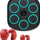 ANNPER Smart Music Boxing Machine with Gloves, Wall Mounted Boxing Music Workout Machine, Music Boxing Machine for Kids and Adults, Includes 2 Pairs of Gloves