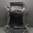 Flash Furniture Tiffany Comfort Gray Fabric Stackable Steel Side Reception Chair with Arms