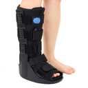 Tall Inflatable Walking Boot, Air Cam Walker Fracture Boot Orthopaedic boot for Sprained Ankle, Air Walker Brace for Broken Foot Achilles Tendon Injury Black (Small)