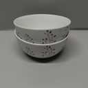 Amazon Basics Dinnerware Set, Microwave and Dishwasher Safe, Service for 6, 18-Piece Complete Kitchen, Plates, Dishes, Bowls, Branches