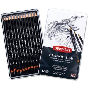 Derwent Drawing Pencils School Supplies, 12 Count (34215)