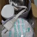 Bonsenkitchen Hand Blender, Immersion Blender with 2 Mixing Speed, 2-In-1 Hand Held Stick Mixer with Beaker for Soups, Smoothies, Sauce, White