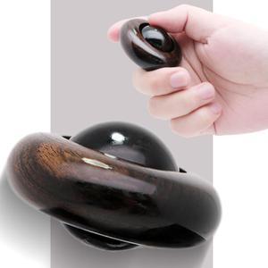 Tybasthe Fidget Toys for Adults, Wooden Stress Relief Toy, EDC ADHD Tools for Adults, Portable Figette Toys Adults Fidgets for Anxiety and Stress Balls, Quiet Fidget Cube Desk Toys for Office