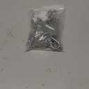 Sun Shade Sail Hardware Kit 6 Inch for Rectangle & Triangle Shade Sail Install, Stainless Steel Shade Sail Fixing Accessories for Outdoor Patio Canopy Garden, Heavy Duty Awning Attachment Set (44 Pcs) (Silver)