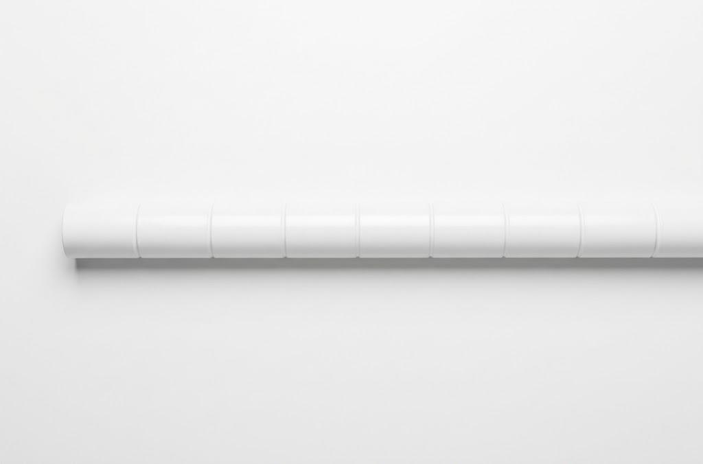 White Metal Vertical Upright Post/pole (shelving leg) for a wire shelving unit