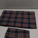 Christmas Pillow Covers 12x20 Set of 2, Christmas Decorations Scottish Tartan Plaid Throw Pillow Cases Farmhouse Decorative Lumbar Cushion Case for Sofa Couch Home Decor (Plaid H,12''x20'')