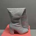 Allegra K Women's Round Toe Chunky Heel Over the Knee High Boots, 6.5