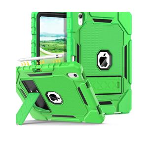 Grifobes for iPad A16 Case 11th Generation 11 inch 2025 / iPad 10th Generation Case 10.9 inch 2022, Heavy Duty Military Grade Shockproof Cover with Pencil Holder for i Pad 11/10 Gen (Green)