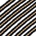 FINGERINSPIRE Black Braid Trim 3/4"(W) x 13 Yards(L) Polyester Ribbon Woven Gimp Fringe Trim Basic Trim Decorative Gimp Braid for Costume DIY Crafts Sewing Jewelry Making Home Decoration