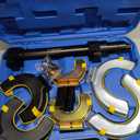 Interchangeable Fork Strut Macpherson Spring Compressor Kit Universal Coil Extractor Tool Set