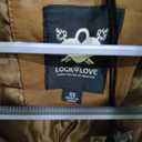 Lock & Love Leather Jacket, Brown, XS 