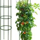 5ft 5-Pack Tomato Cages, Tomatoes Cage for Garden Upto 60 inch Plant Climbing Supports for Tomatoes, Eggplant, Beans, Tree, Twist Ties Include