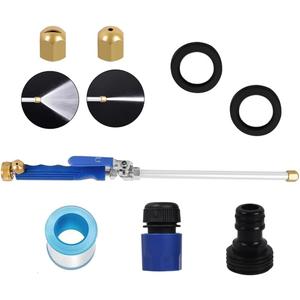 Jet Nozzle 2-in-1 High Pressure Power Washer Jet High Pressure Power Washer Wand for Garden Hose, with 2 Nozzles and Quick Connectors Blue