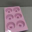 LGQUK Jello Molds 3pcs Silicone Fluted Tube Cake Pans, 6-Cavity Non Stick Silicone Baking Molds for Cupcake, Donuts,Muffin, Cornbread, Brownie, Jellies (Purple+Blue+Pink, Fluted Tube)