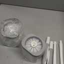 Toilet Brush, 2 Pack Toilet Brush and Holder Set Bathroom Accessories, Toilet Bowl Brush and Holder for Bathroom, White