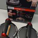 Perfect Pushup Elite - Rotating Handle Design with Steel Ball Bearings for Smooth, Effortless Handle Rotation - Ergonomic Grips, 8" Base & Textured, Non-Slip Bottom Treads - Supports up to 400lbs