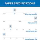 Hammermill A4 Paper, 20 lb Copy Paper (210mm x 297mm) - 1 Ream (500 Sheets) - 92 Bright, Made in the USA