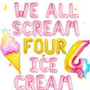 Ice Cream Party Decorations 4th Birthday Decoration Candyland Party Decorations for Summer Ice Cream Theme Girl 4th Birthday Party