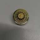 12 Pack Dresser Drawer Knobs -Hardware Flower Shape Design for Vintage Cabinets, Closet Drawers, Cabinet Pull Handles - Elegant Knobs for Dresser Drawers Upgrade (Sunflower2, Gold)