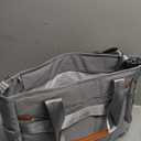 Insulated Lunch Bag for Men Women, Lunch Box, Lunch Tote for Work, Large Leak Proof Cooler Bag with Removable Strap, Reusable Adult Lunchbag, Picnic, Office, Beach, Grey