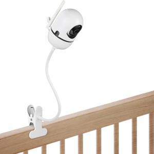 Flexible Baby Monitor Mount Compatible with HelloBaby HB6550/HB6560/HB6240/HB6148/HB6339/HB66/HB65/HB40, ANMEATE 549/SM935E, 15.75" Gooseneck Arm Baby Camera Mount Without Tools or Wall Damage