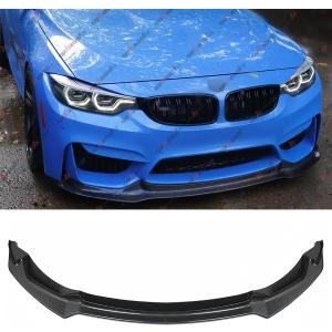 2Pcs Front Bumper Lip Compatible with BMW F80 M3 F82 F83 M4 2015-2020 CS-Style, Fits for 2015 2016 2017 2018 2019 2020, Air Dam Lower Chin Spoiler Splitter(Carbon Fiber Pattern)
