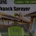 Battery Powered Backpack Sprayer 4 Gallon, Electric Garden Sprayer in Lawn