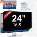 FILMEXT [2 Pack] 24 Inch Computer Privacy Screen, 16:9 Aspect Ratio