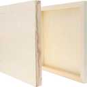 Bright Creations Wood Squares for Crafts - 12 x 12 in, 6 Pack, Unfinished Pine - Painting Panels & Cradle Boards for Art - Wood Art Panels