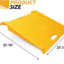 MaxxHaul Portable Curb Ramp 1000 lbs Capacity Heavy Duty Polypropylene Loading Ramp for Furniture Dolly Hand Truck and Moving Cart NonSlip Threshold Ramp for Driveway and Steps (50962)