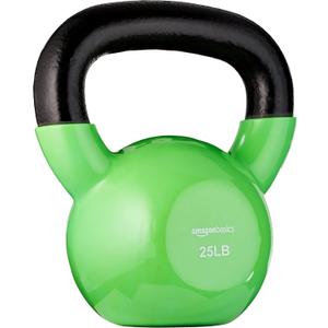 Amazon Basics Vinyl Kettlebell, 25lb