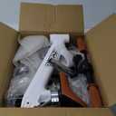 Ridego Toddler Balance Bike 2 Year Old,12 Inch Colorful Lighting Kids Bike,Lightweight Push Bicycle with Adjustable Seat, Ride-on Toys Birthday Gift 2 3 4 Year Old Boys Girls (Inflatable White)