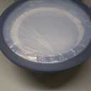 COOK WITH COLOR Mixing Bowls with Lids - 12 Piece Plastic Nesting Bowls Set includes 6 Prep Bowls and 6 Lids, Diamond Design - Microwave Safe, Denim