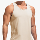 AIMPACT Mens Workout Tank Tops Dry Fit Gym Sleeveless Y-Back Muscle Fitness Bodybuilding Tank Shirts, L
