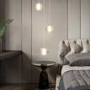 Modern Chandelier Crystal Pendant Light for Kitchen Island Dining Room Bedroom Hallway Gold