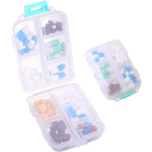 1Pack Travel Pill Organizer - 10 Compartments Pill Case, Compact and Portable Pill Box, Perfect for On-The-Go Storage, Pill Holder for Purse White
