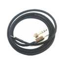 NewFantasia Replacement Audio Upgrade Cable 6N OCC Copper Single Crystal Silver Plated Cord Compatible with Sennheiser HD598 HD620S HD598SE HD560s HD598Cs Headphone Walnut Wood Shell 6.35mm Adapter